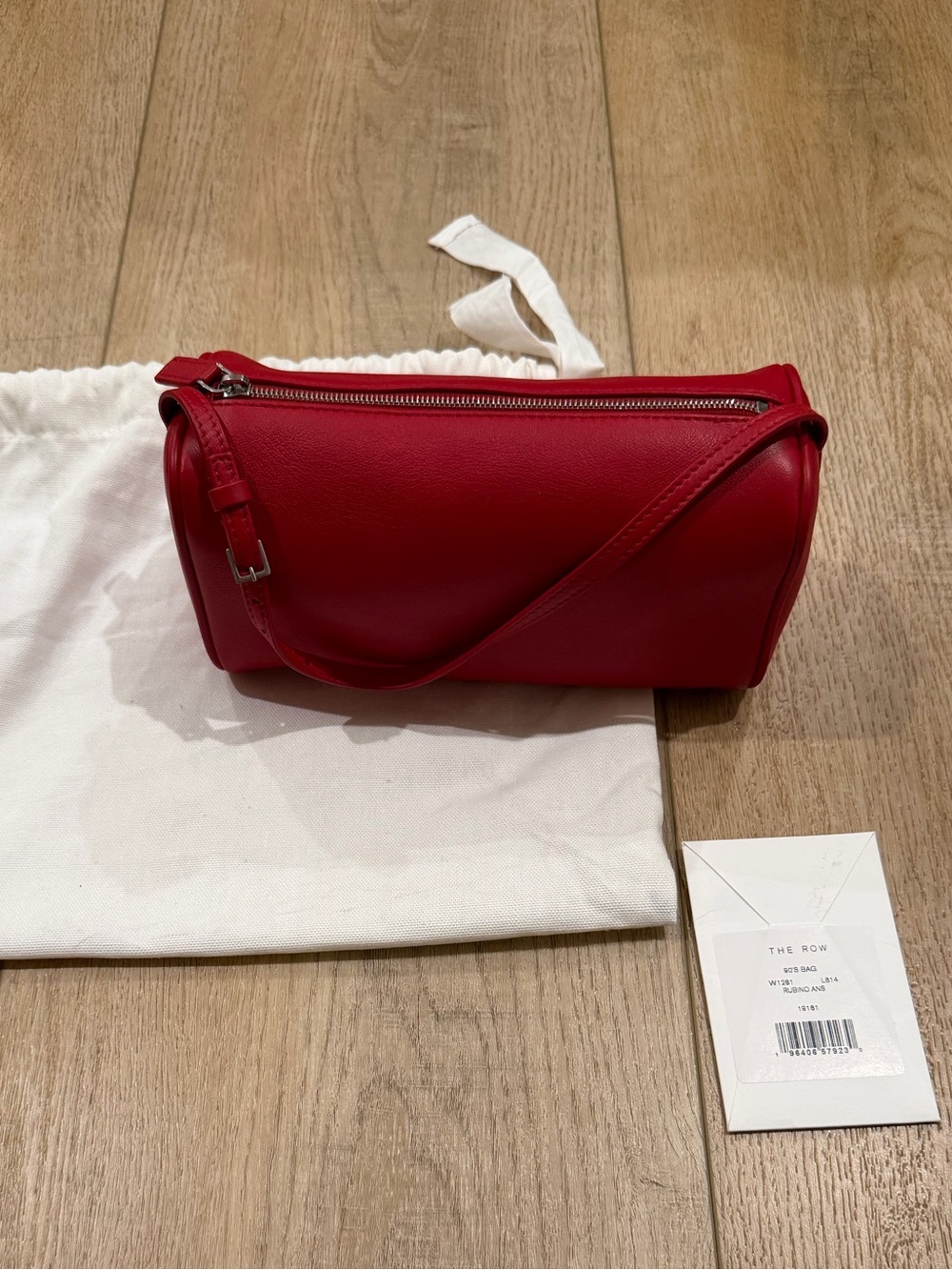 The Row 90’s Bag in Red